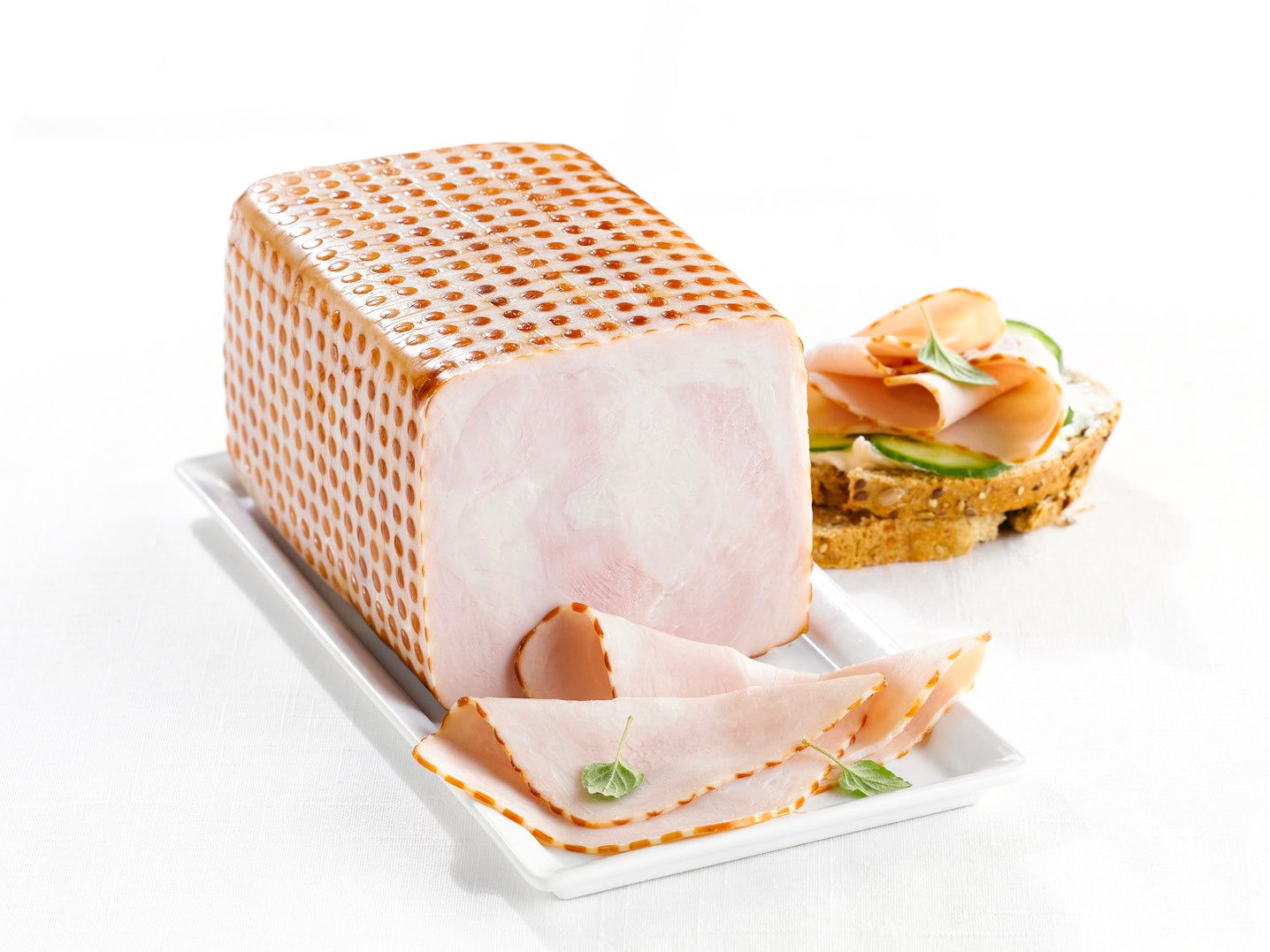 BLOC DE FILET DE DINDE 10X10 FUME 2.2KG RÉF 101