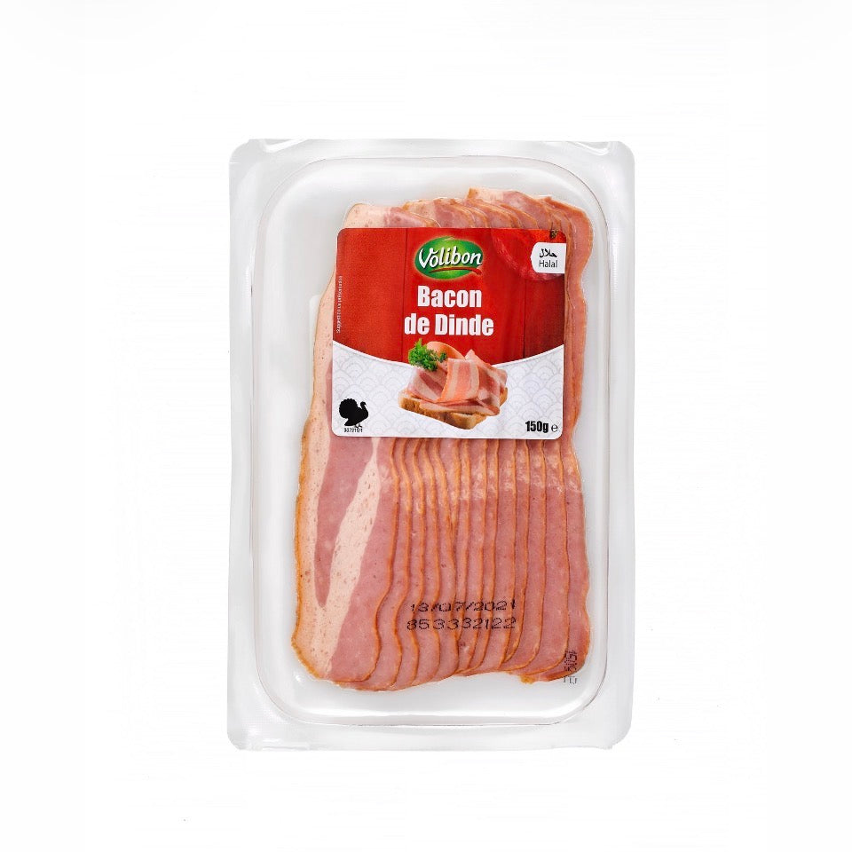 BACON DE DINDE 150G X10