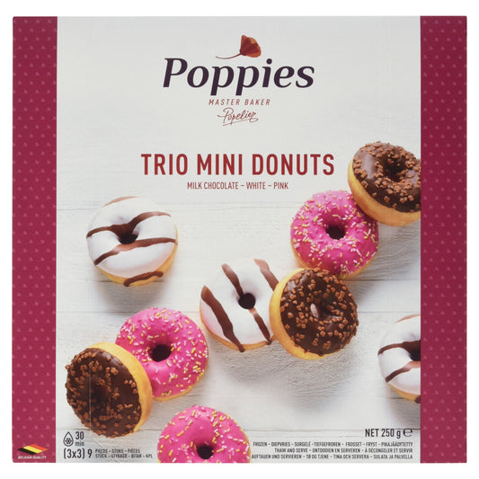 TRIO MINI DONUTS 9pcs