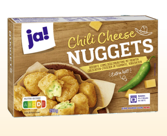 JA! CHILI CHEESE NUGGETS 250g
