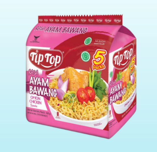 NOUILLES POULET OIGNON TIPTOP x5