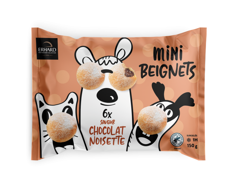 MINIS BEIGNETS CHOCOLAT x6