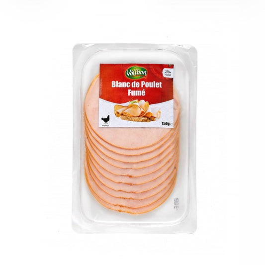 BLANC DE POULET FUME 150G X10