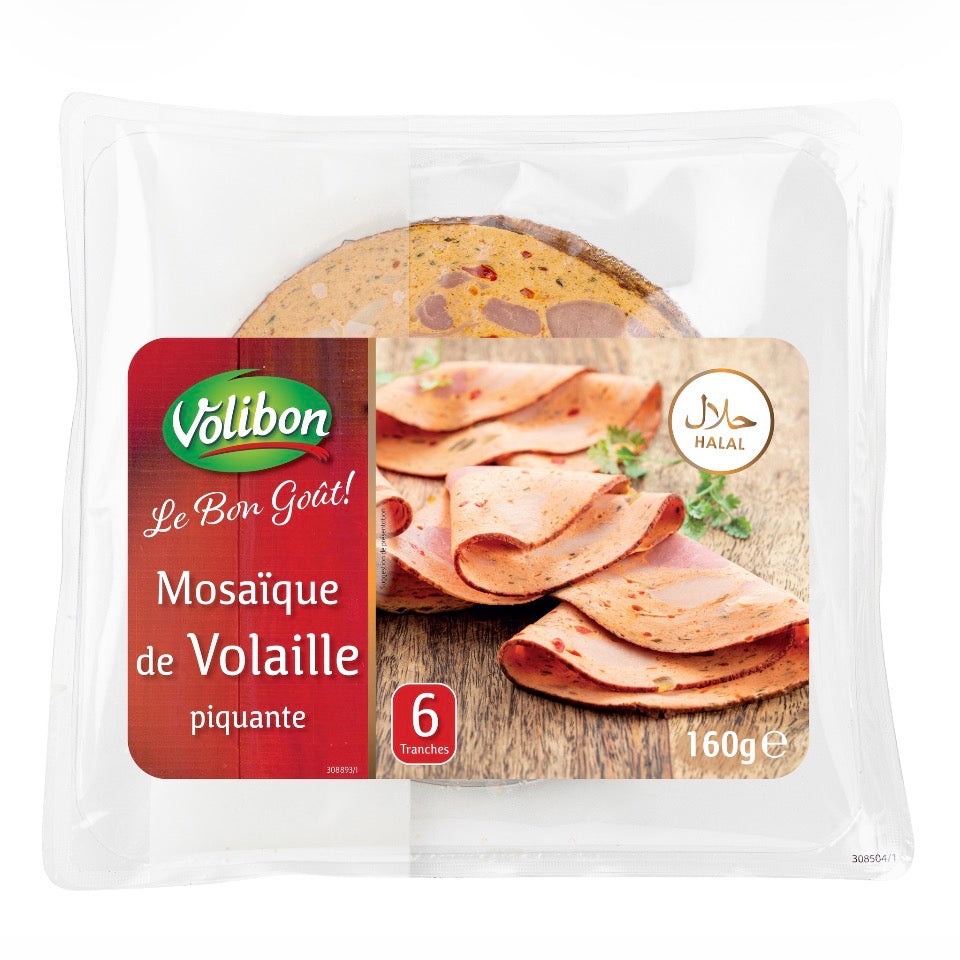 MOSAIQUE DE VOLAILLE 160G X12