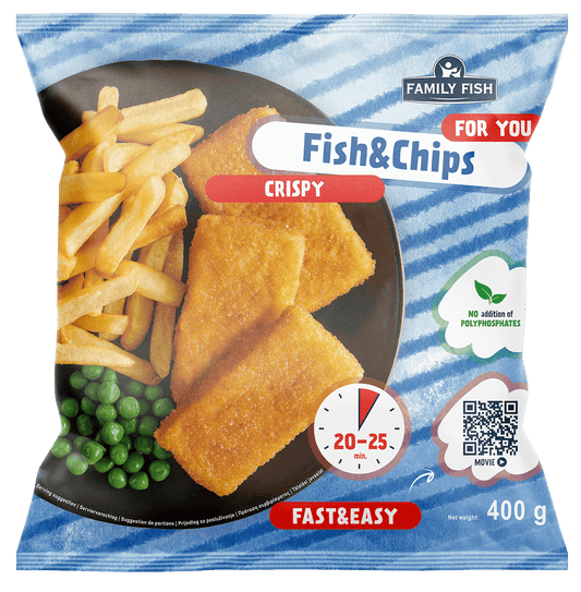 FISH & CHIPS CRISPY 400g