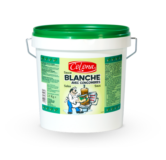 Tzatziki (Sauce Blanche Concombres) Colona 3 L Seau
