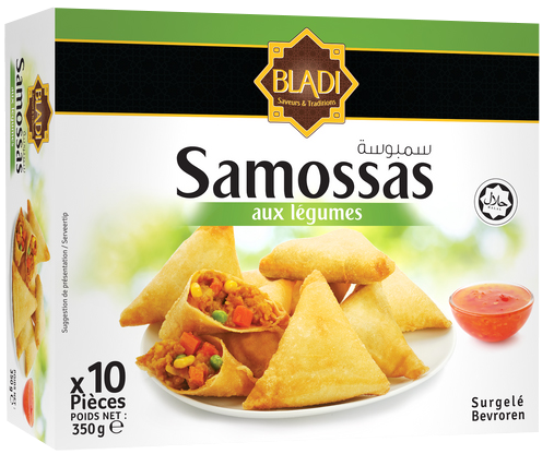SAMOSSAS AUX LÉGUMES 10pcs