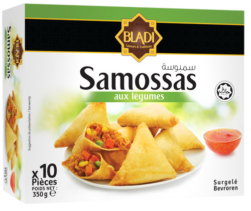 SAMOSSAS AUX LÉGUMES 10pcs