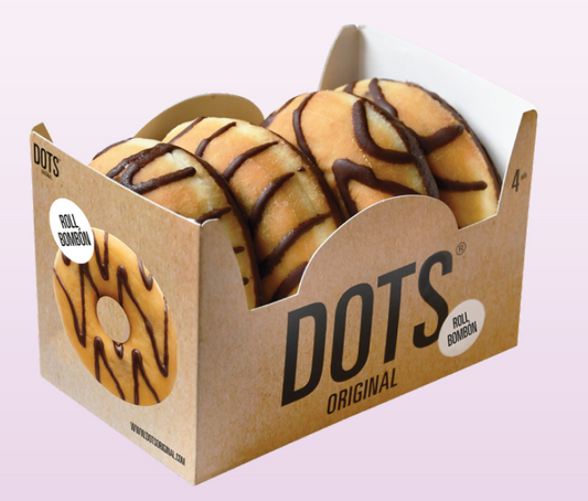 DONUTS DOTS CHOCO-NOISETTE x4