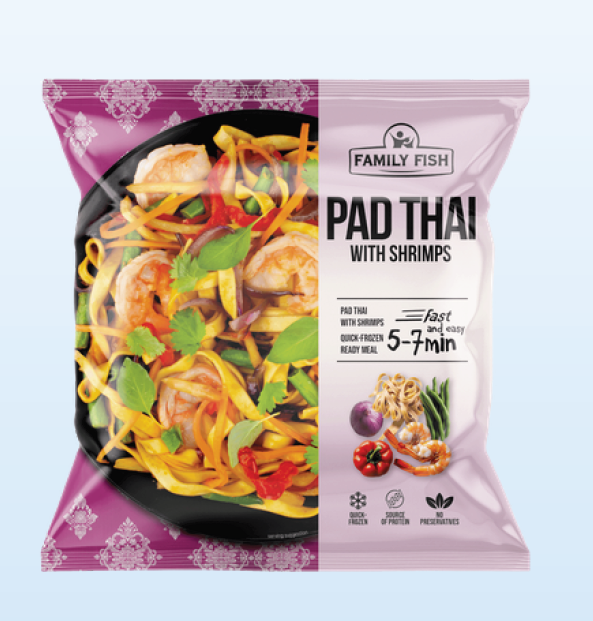 PAD THAI AUX CREVETTES 400g