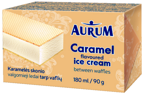 SANDWICH GLACÉ CARAMEL 90g