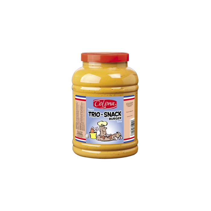 Trio Burger / Snack Colona 3 L Seau
